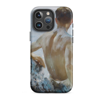 Beach Study - Henry Scott Tuke Iphone Case, 16 Pro Max / Matte, Phone Case Painting Man