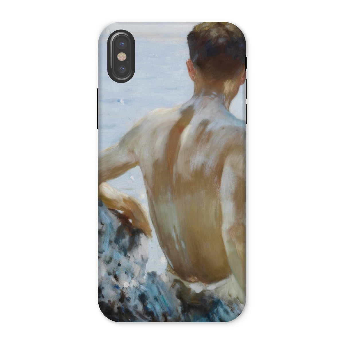Beach Study Henry Scott Tuke Iphone Case, x / Matte, Phone Case Painting Man