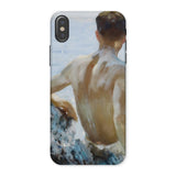 Beach Study - Henry Scott Tuke Iphone Case, x / Matte, Phone Case Painting Man