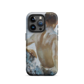 Beach Study - Henry Scott Tuke Phone Case Iphone 15 Pro / Matte Phone Case Painting Man’s Beach Study, Henry Scott Tuke, Sunlit Reverie