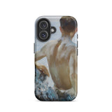 Beach Study - Henry Scott Tuke Phone Case Iphone 16 / Matte Phone Case Painting Man Beach Study, Henry Scott Tuke, Sunlit Reverie