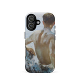 Beach Study - Henry Scott Tuke Phone Case Iphone 17 / Matte Iphone 12 Case Painting Man’s Soft Pastel Colors Beach Study, Henry Scott Tuke,