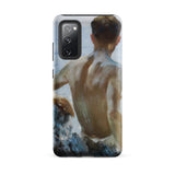 Beach Study - Henry Scott Tuke Samsung Case, Galaxy S20 Fe / Matte, Phone Case Painted Man’s