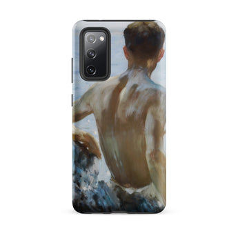Beach Study - Henry Scott Tuke Samsung Case, Galaxy S20 Fe / Matte, Phone Case Painted Man’s