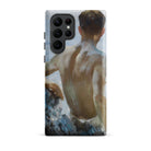 Beach Study Henry Scott Tuke Samsung Case, Galaxy S22 Ultra / Matte, Smartphone Painted Shirtless Man