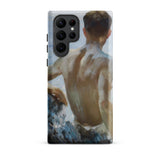Beach Study - Henry Scott Tuke Samsung Case, Galaxy S22 Ultra / Matte, Smartphone Painted Shirtless Man