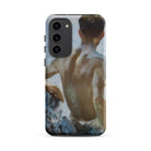 Beach Study Henry Scott Tuke Samsung Case, Galaxy S23 Plus / Matte, Phone Case Painted Shirtless Person