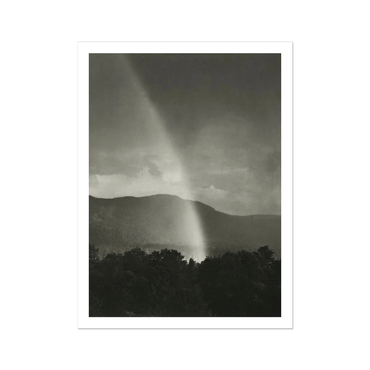 Rainbow - Alfred Stieglitz Black and White Art Print 24’’x32’’ Posters Prints & Visual Artwork