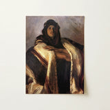 Bedouin Chief - John Singer Sargent Art Print / Canvas Framed Oil Painting Man Traditional Attire Rich Earthy John Singer Sargent, Bedouin