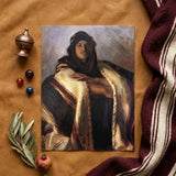 Bedouin Chief - John Singer Sargent Art Print / Canvas Rectangular Painting Man Traditional Attire Dark Hair, Commanding Presence Prints