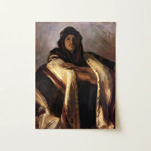 Bedouin Chief - John Singer Sargent Art Print / Canvas, John Singer Sargent, Bedouin Chief, Commanding Presence