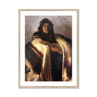 Bedouin Chief - John Singer Sargent Art Print, Portrait Painting Figure Traditional Middle Eastern Robes Headdress