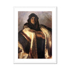 Bedouin Chief - John Singer Sargent Art Print, Portrait Painting Figure Traditional Bedouin Robes Headdress