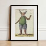 Beelzebub - Compendium of Demonology Art Print / Canvas, 12x16’’ / 31x41cm / Black Frame / Matboard, Posters Prints & Visual Artwork, Toby