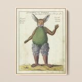 Beelzebub - Kompendium der Dämonologie Kunstdruck / Leinwand, 12x16’’ / 31x41cm / Naturrahmen, Poster, Drucke & visuelle Kunstwerke, Toby Leon