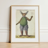 Beelzebub - Compendium of Demonology Art Print / Canvas, 12x16’’ / 31x41cm / Natural Frame / Matboard, Posters Prints & Visual Artwork,