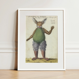 Beelzebub - Compendium of Demonology Art Print / Canvas, 12x16’’ / 31x41cm / White Frame / Matboard, Posters Prints & Visual Artwork, Toby