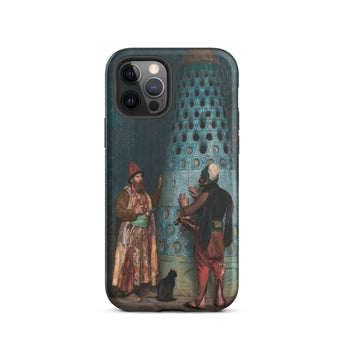 Before the Audience - Jean Leon Gerome Phone Case Iphone 12 Pro / Matte Iphone Pro Max Protective Case Painting Two Jean-léon Gérôme