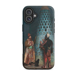 Before the Audience - Jean Leon Gerome Phone Case Iphone 16 Plus / Matte Phone Case Classical Painting Two Figures Black Cat Jean-léon