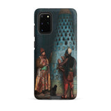 Before the Audience - Jean Leon Gerome Samsung Case, Galaxy S20 Plus / Matte, Smartphone Case Classical Painting Two Figures Cat