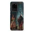 Before the Audience Jean Leon Gerome Samsung Case, Galaxy S20 Ultra / Matte, Smartphone Historical Painting Two Men Cat Printed