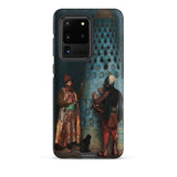 Before the Audience - Jean Leon Gerome Samsung Case, Galaxy S20 Ultra / Matte, Smartphone Historical Painting Two Men Cat Printed