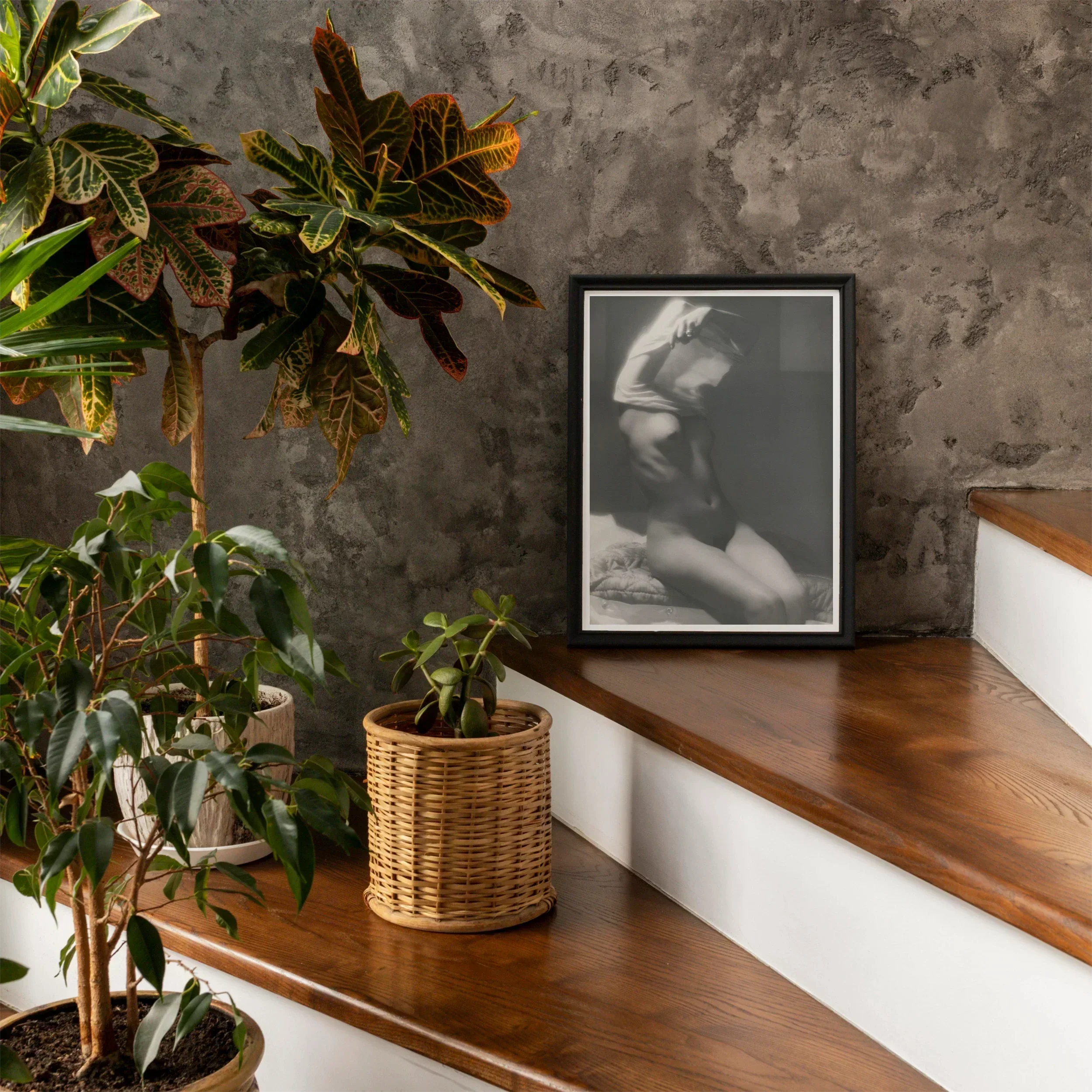 Before Going to Sleep Michael Heumuller Art Print, 12x16’’ / 31x41cm / Unframed, Framed Black White Photograph Person’s Face Profile