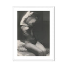 Before Going to Sleep - Michael Heumuller Art Print, Black White Artistic Nude Photograph Soft Ethereal Lighting