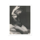 Before Going to Sleep - Michael Heumuller Art Print, Black White Artistic Photograph Seated Figure Soft Dramatic