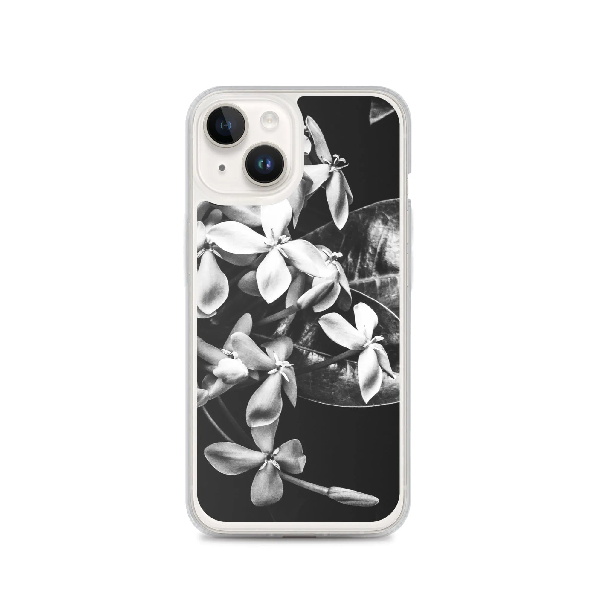 Belle Of The Ball Floral Iphone Case - black And White - Iphone 14 - Mobile Phone Cases - Aesthetic Art