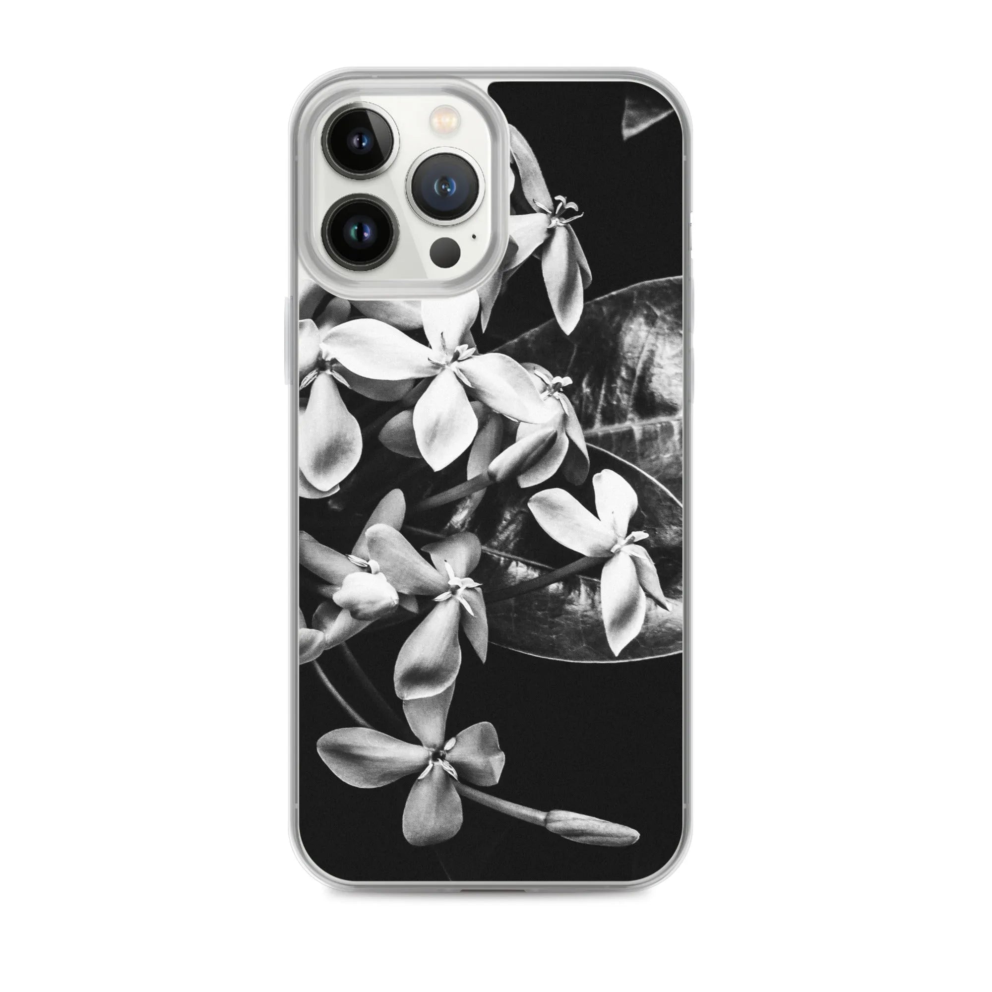 Belle Of The Ball Floral Iphone Case - black And White - Iphone 13 Pro Max - Mobile Phone Cases - Aesthetic Art