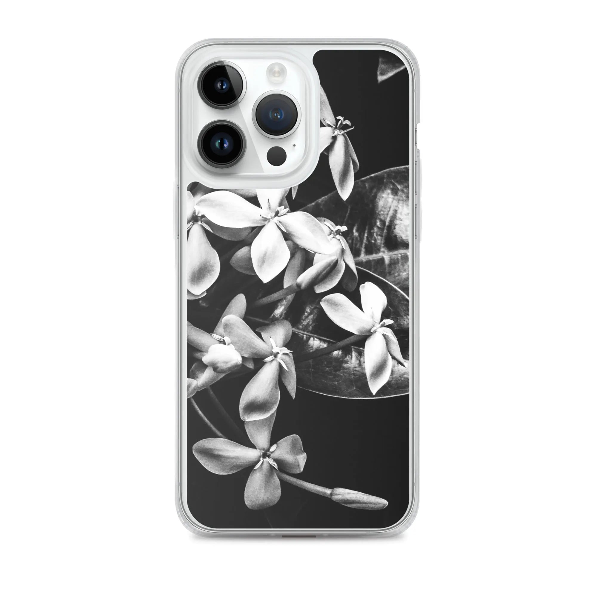 Belle Of The Ball Floral Iphone Case - black And White - Iphone 14 Pro Max - Mobile Phone Cases - Aesthetic Art