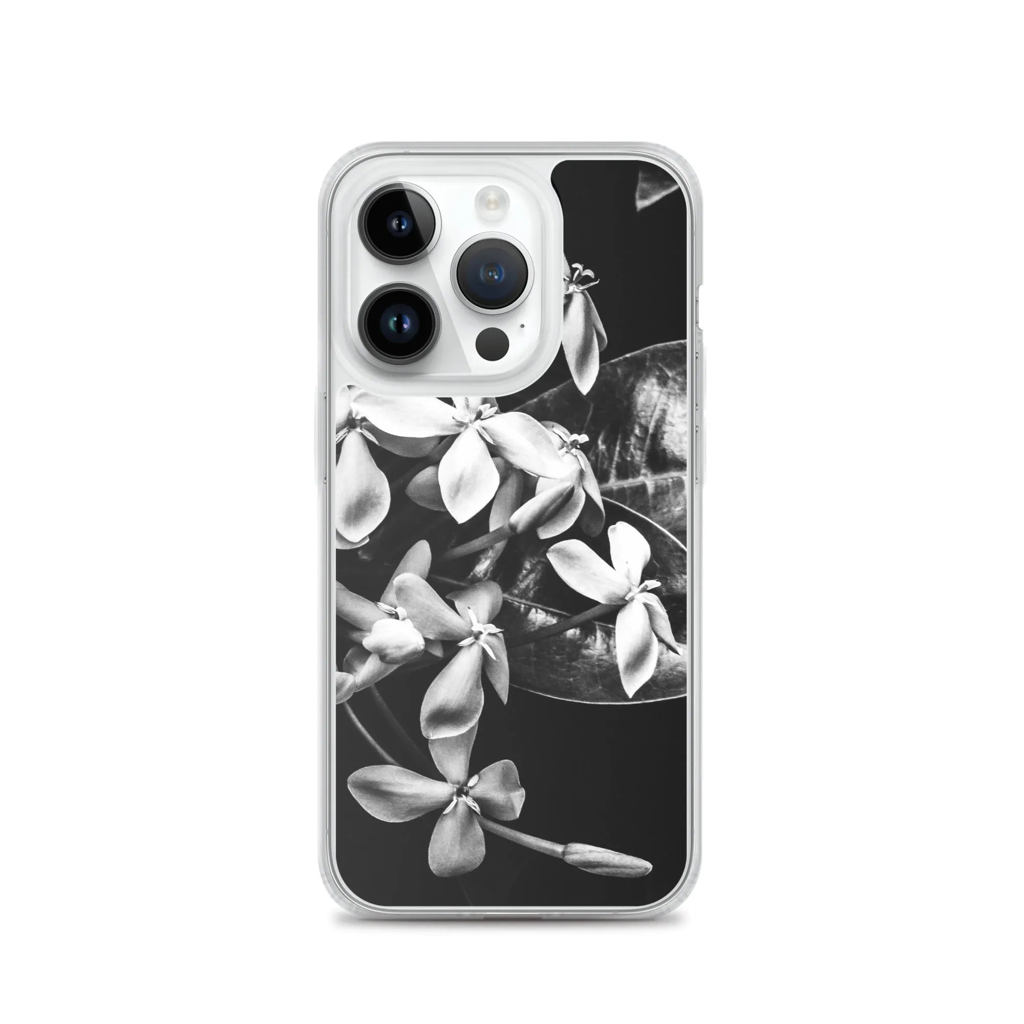 Belle Of The Ball Floral Iphone Case - black And White - Iphone 14 Pro - Mobile Phone Cases - Aesthetic Art