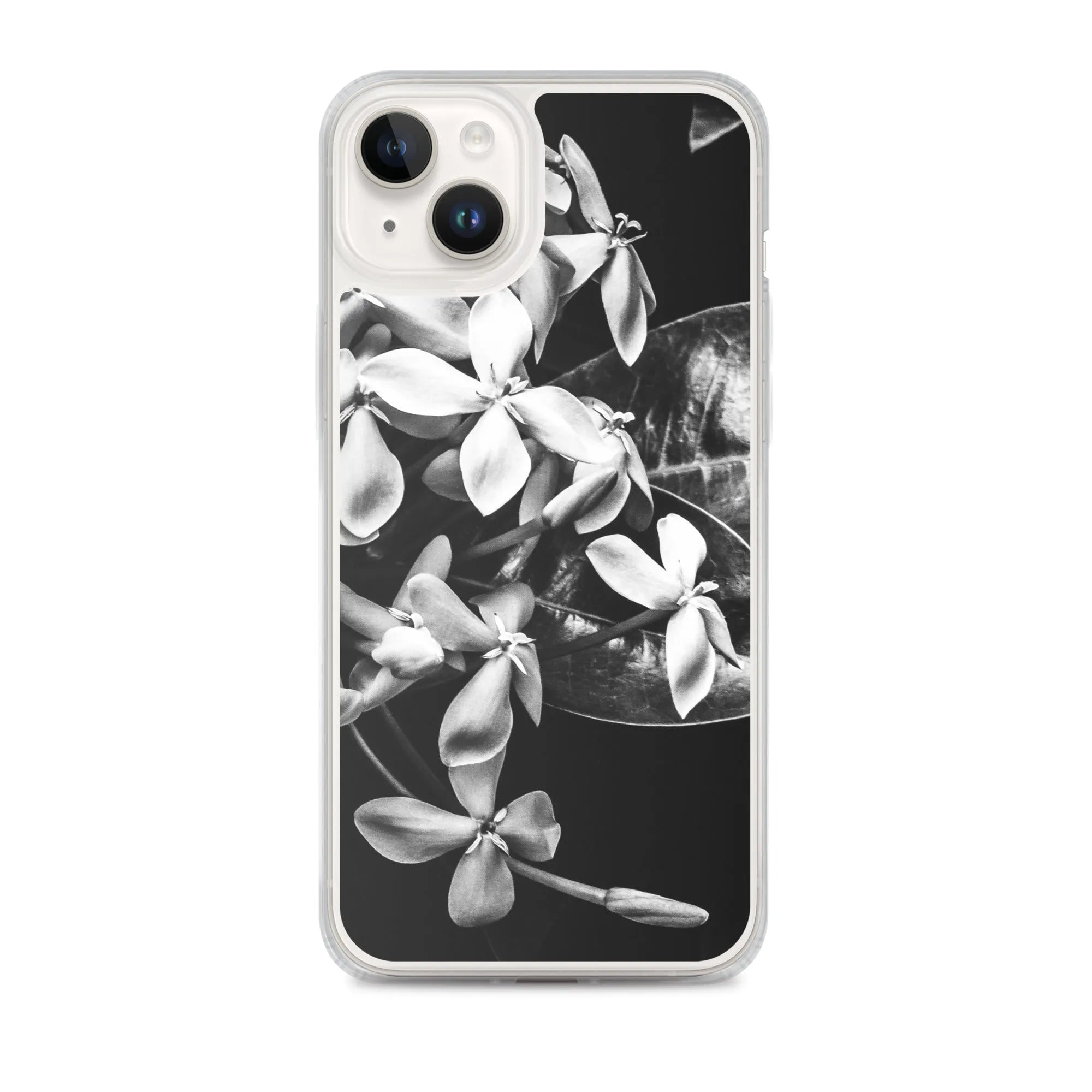 Belle Of The Ball Floral Iphone Case - black And White - Iphone 14 Plus - Mobile Phone Cases - Aesthetic Art