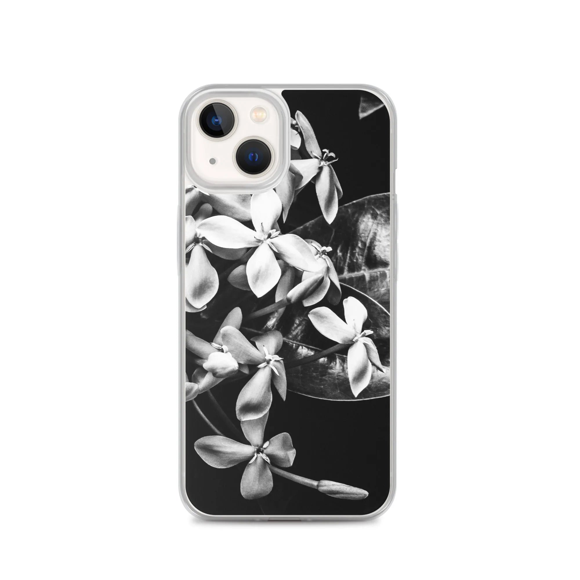 Belle Of The Ball Floral Iphone Case - black And White - Iphone 13 - Mobile Phone Cases - Aesthetic Art