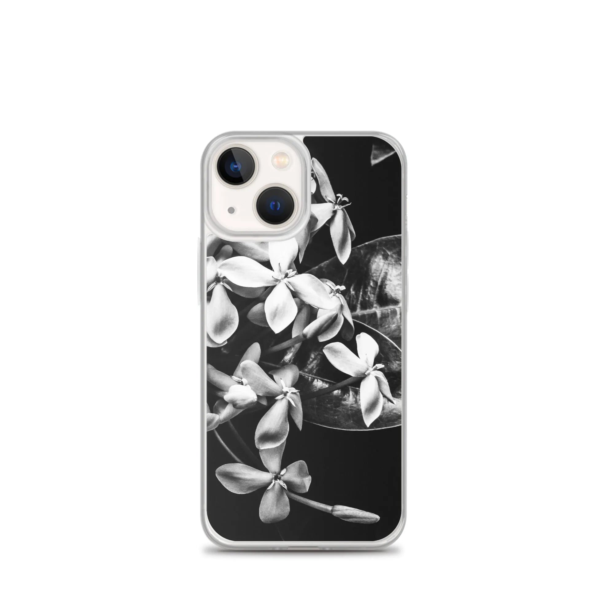 Belle Of The Ball Floral Iphone Case - black And White - Iphone 13 Mini - Mobile Phone Cases - Aesthetic Art