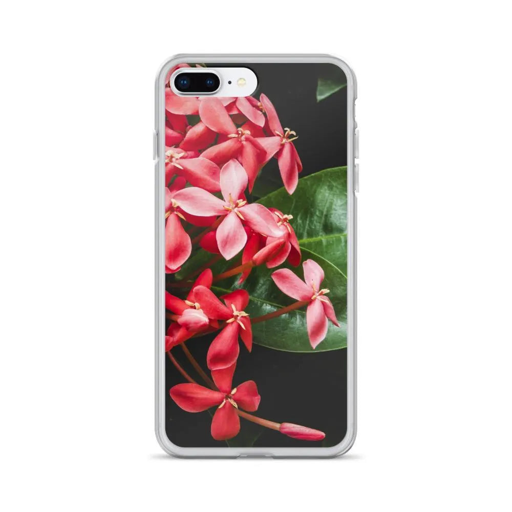 Belle Of The Ball Floral Iphone Case - Iphone 7 Plus/8 Plus - Mobile Phone Cases - Aesthetic Art