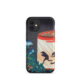 Bellflower and Lantern - Hiroaki Takahashi Iphone Case, 12 Mini / Matte, Black Phone Case Floral Frog Design