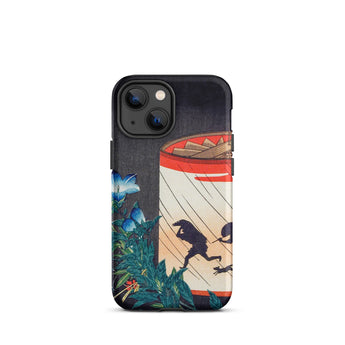 Bellflower and Lantern - Hiroaki Takahashi Iphone Case, 13 Mini / Matte, Iphone Case Japanese-style Design