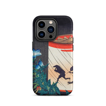 Bellflower and Lantern - Hiroaki Takahashi Iphone Case, 14 Pro / Matte, Iphone Case Japanese Art