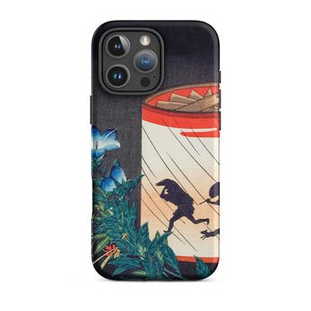 Bellflower and Lantern - Hiroaki Takahashi Iphone Case, 16 Pro Max / Matte, Artistic Iphone Case