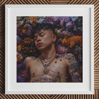 Bent & Spent - Gaysian Thai Twunk Art Print / Canvas, Gaysian Thai Twunk, Thai Twunk Homoerotic, Twunk Homoerotic Art