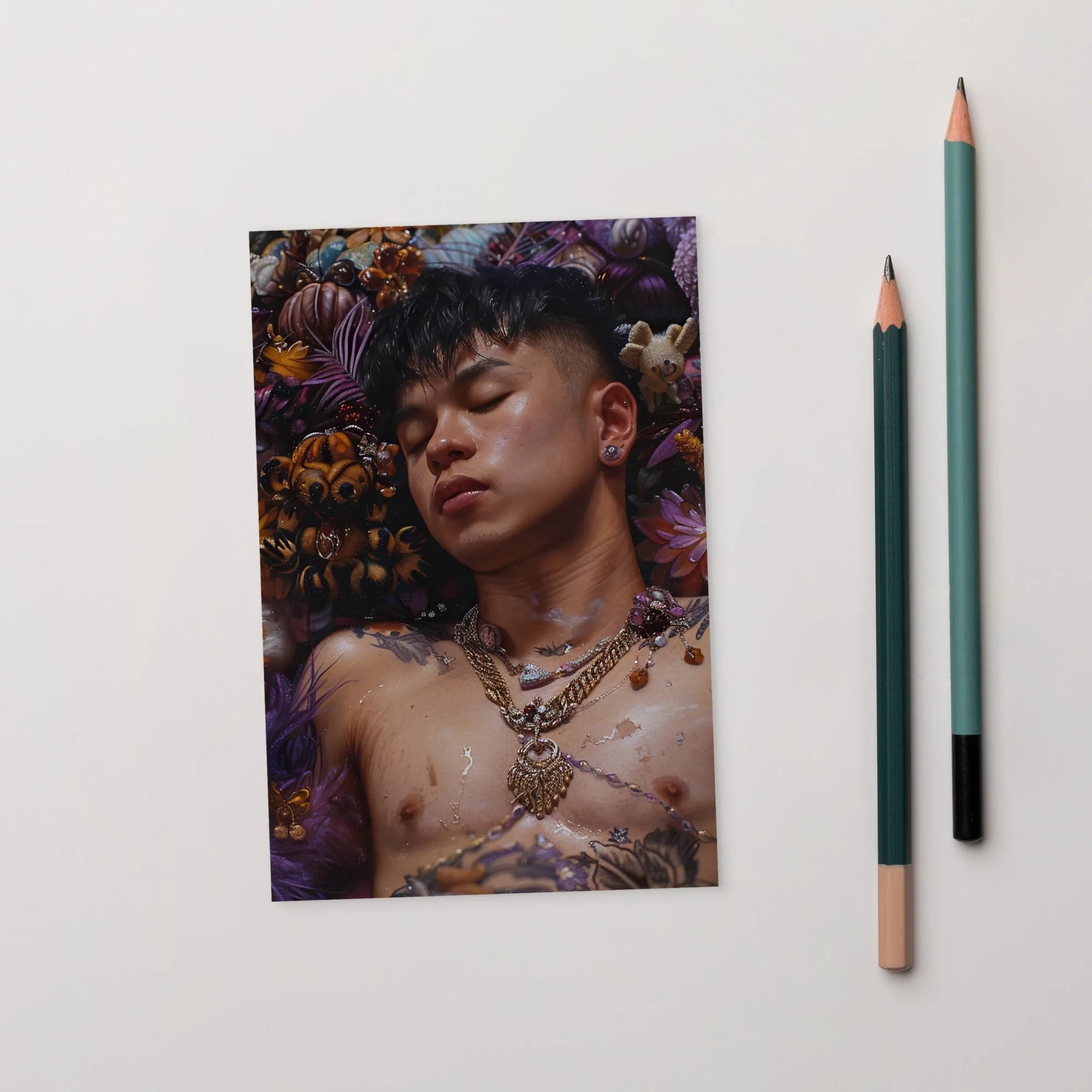 Bent & Spent - Gaysian Thai Twunk Homoerotic Queerart Print - Posters Prints & Visual Artwork - Aesthetic Art