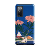 Bermuda in Oleander Time - Adolph Treidler Phone Case, Samsung Galaxy S20 Fe / Matte, Mobile Cases, Toby Leon