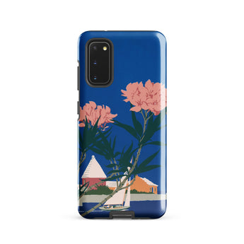 Bermuda in Oleander Time - Adolph Treidler Phone Case, Samsung Galaxy S20 / Matte, Mobile Cases, Toby Leon