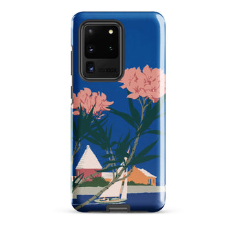 Bermuda in Oleander Time - Adolph Treidler Phone Case, Samsung Galaxy S20 Ultra / Matte, Mobile Cases, Toby Leon