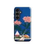 Bermuda in Oleander Time - Adolph Treidler Phone Case, Samsung Galaxy S24 / Matte, Mobile Cases, Toby Leon