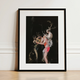 Bestial - Neo-baroque Pagan Art Print / Canvas, 12x16’’ / 31x41cm / Black Frame / Matboard, Posters Prints & Visual Artwork, Toby Leon