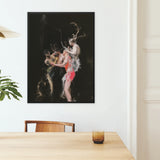 Bestial - Neobarocker heidnischer Kunstdruck / Leinwand, Poster, Drucke & visuelle Kunstwerke, Toby Leon