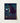 Dark Robe-clad Witch Rides Broomstick Moonlit Night Sky Aubergine Fabric Billows, Silver Edge, Power O’malley